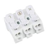 OJ-863 screwless terminal block, 3-pole, wire 0.75-2.5mm2