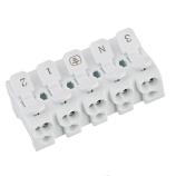 OJ-865 screwless terminal block, 5-pole, conductor 0.75-2.5mm2