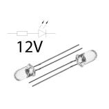 OptoSupply OSO5JA5A31A-12V LED 5mm, oranžová