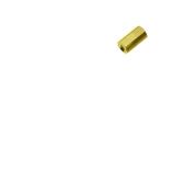 DI5M3X08 mosaz distanční sloupek 8mm M3 matka/matka