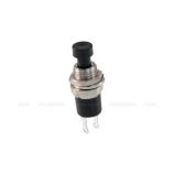 PBS-10C-2 BLACK panel button, 1 pole, ON-(OFF)