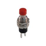 PBS-10C-2 RED panel button, 1 pole, ON-(OFF)
