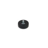HS-22-G magnetická základna pogumovaná o22x6,5mm, závit M4