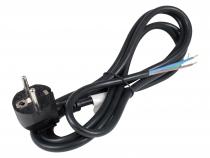 JT003 H05VV-F 3x1.5, black, 2m power cable FLEXO