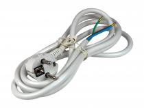 JT008 H05VV-F 3x1.5, white, 2m power extension cable FLEXO