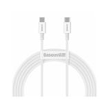 Baseus CATYS-C02 USB C (M) - USB C (M), 100W, 2m (bílý)