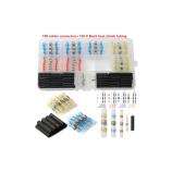 L828C cable splices with solder and heat shrink