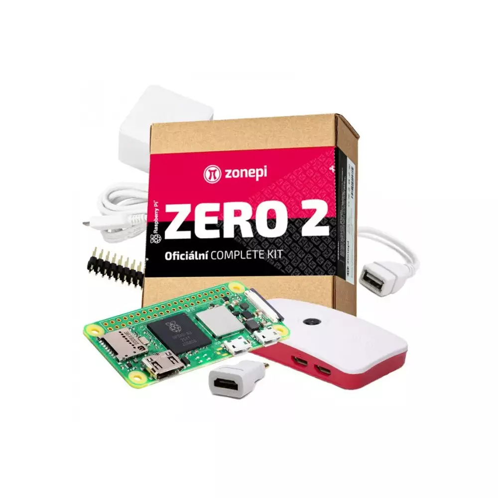 Rozšířená sada s Raspberry Pi Zero 2 W + krabička + příslušenství 