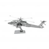METAL EARTH  AH-64 Apache stavebnice, 3D kovový model