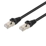 XERXES STP RJ45-RJ45 1m černý patch kabel