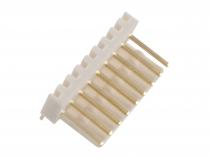 KK254-90° 9pin (M) konektor vidlice rozteč 2,54mm, 1x9pinů, do DPS/90°