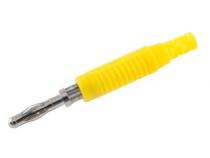 J.10031.3 banánek na kabel 4mm žlutý