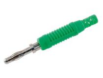 J.10031.4 banánek na kabel 4mm zelený