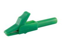 J.60029.4 clip-on crocodile clip 4mm green
