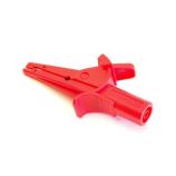 J.60041.1 crocodile clip slide-on 4mm red