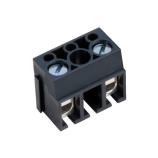 PTR AK100/2DS-10.0-V-GREY  svorkovnice 2pól, rozteč 10mm, 24A/750V, vstup 90°, šroub
