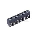 PTR AK500/2DS-5.0-V-GREY-BL svorkovnice 2pól, rozteč 5mm, 17,5A/250V, vstup 90°, šroub