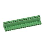DEGSON 2EDGK-5.08-17P-14-00Z(H) svorkovnice socket 17pól, rozteč 5,08mm, 15A/300V, vstup 180°, šrou