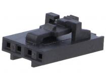 MOLEX 50-57-9404 SL socket rozteč 2,54mm, 1x4piny for cable, přímá