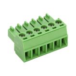 PTR AKZ1550/9-3.81-B-GREEN svorkovnice zásuvka 9pól, rozteč 3,81mm, 9A/160V, vstup 180°, šroub