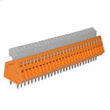 PTR AKZ3191/27KD-2.54-ORANGE svorkovnice 27pól, pólů, rozteč 2,54mm, 9A/130V, vstup 45°, pružina
