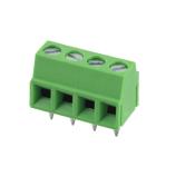 PTR AK601/4-3.5-V-GREEN svorkovnice 4pól, rozteč 3,5mm, 10A/130V, vstup 90°, šroub