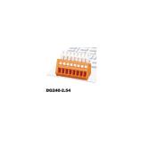DEGSON DG240-2.54-48P-15-00Z(H) svorkovnice 48pól, rozteč 2,54mm, 4A/150V, vstup 45°, pružina