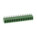 DEGSON 15EDGRC-3.5-16P-14-00Z(H) svorkovnice vidlice 16pól, rozteč 3,5mm, 7A/250V, vstup 90°, pájecí
