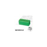 DEGSON DG105V-5.0-01P-14-00Z(H) svorkovnice 1pól, rozteč 5mm, 24A/250V, vstup 180°, šroub