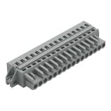 WAGO 231-116/027-000 svorkovnice zásuvka 16pól, rozteč 5mm, 16A/320V, pružina