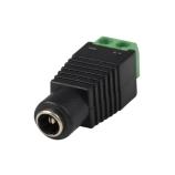 TP-003A DC connector 5,5/2,5mm socket se svorkovnicí 2pol