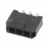 C3004-WV03 Micro-Fit 3.0 vidlice rozteč 3mm, 1x3piny, přímá, do DPS