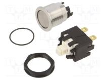 Switch  vandal resistant  Pos  2  SPST-NO  12A/250VAC  OFF-ON