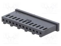 Socket  wire-board  female  AMPMODU MOD II  2.54mm  PIN  12  THT