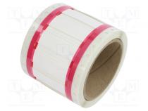 Heat shrink markers  50mm  white  AM6310,T208M,T312M
