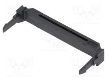 Cable clamp  PIN  26  snap fastener  IDC connectors  black