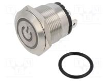 Переключатель  антивандальный  Пол  2  SPST-NO  20A/220ВAC  IP40