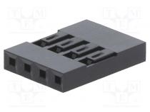 Plug  pin strips  male/female  Mini-PV™  2.54mm  PIN  4  for cable