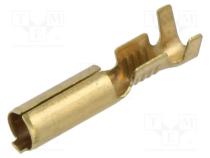 Terminal  round  female  1÷2.5mm2  crimped  for cable