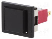 Переключатель  кнопочный  Пол  2  SPDT  1A/120ВAC  1A/28ВDC  THT
