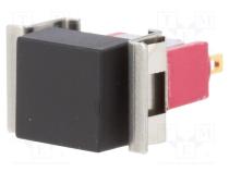 Switch  push-button  Pos  2  SPDT  1A/120VAC  1A/28VDC  ON-(ON)