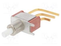 Switch  push-button  Pos  2  SPDT  1A/120VAC  1A/28VDC  ON-(ON)