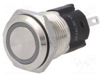 Переключатель  антивандальный  Пол  2  SPDT  3A/240ВAC  3A/240ВDC
