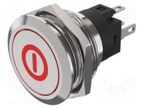 Переключатель  антивандальный  Пол  2  SPDT  3A/240ВAC  3A/240ВDC