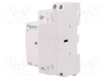 Contactor  2-pole installation  25A  20VAC  NO x2  IP20  ICT  500V