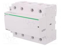 Contactor  4-pole installation  100A  230÷240VAC  NO x4  IP20  ICT