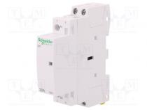 Contactor  2-pole installation  20A  230÷240VAC  NO x2  IP20  ICT