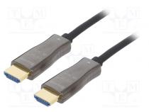 Cable  HDCP 1.4,HDCP 2.2,HDMI 2.0,optical  20m  black