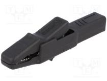 Crocodile clip  25A  black  Grip capac  max.9.5mm  932435100