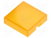 Колпачок  серия UB  12x12x3мм  янтарный  UB